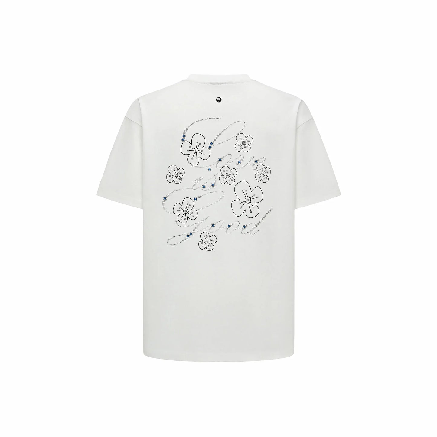 GOODBRAND GOOD Floral Hot Stamping S/S Tee White (SS25)