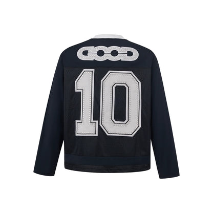 GOODBRAND Star Patch Hockey Jersey Black (FW25)