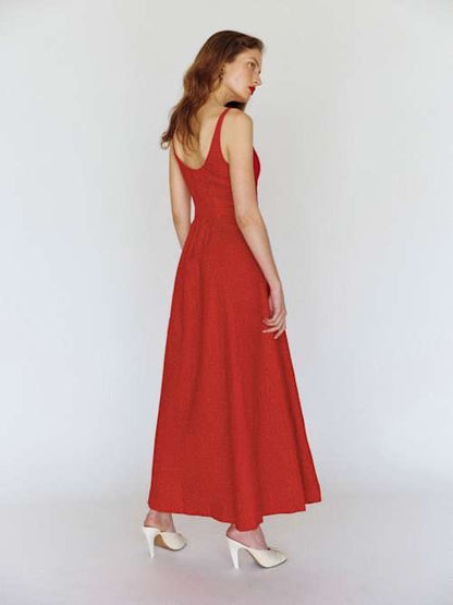 Fraise Linen Dress