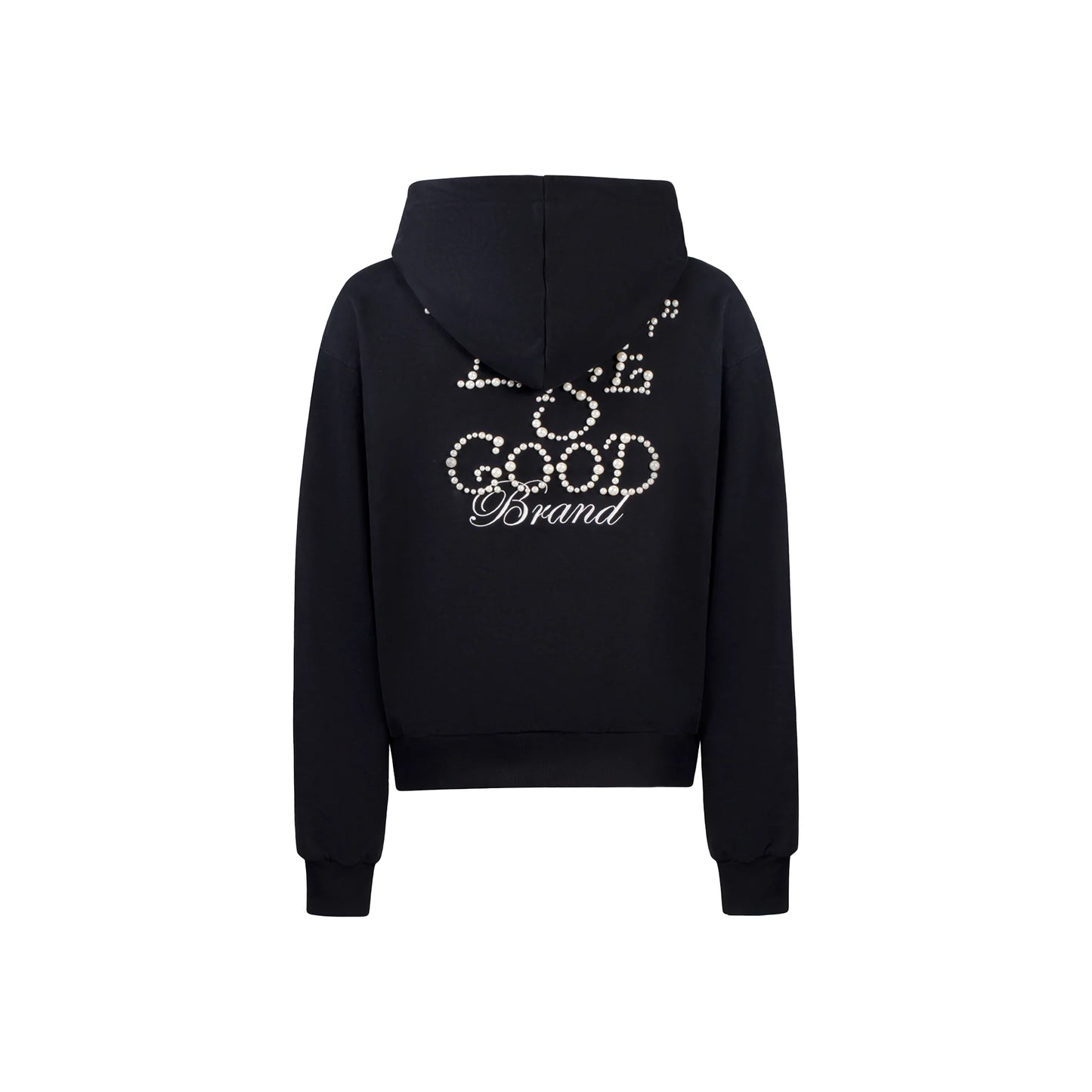 GOODBRAND Pearl Zip-Up Hoodie Black (FW24)