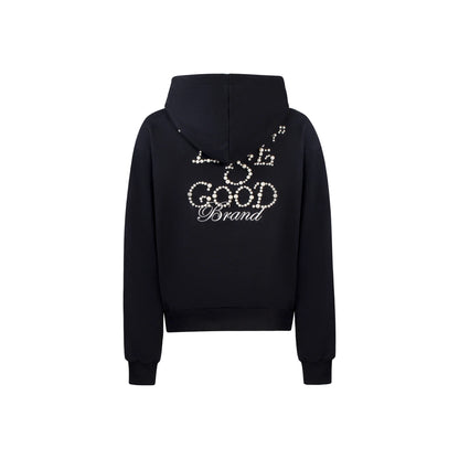 GOODBRAND Pearl Zip-Up Hoodie Black (FW24)
