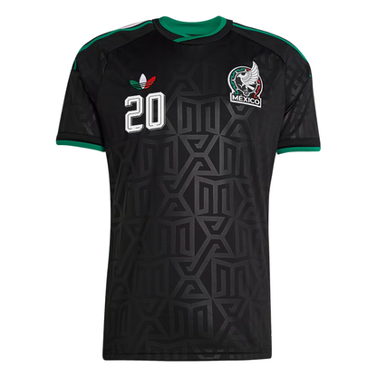 Mateo Chávez Mexico National Team 2026 Third On-Field Jersey - Black