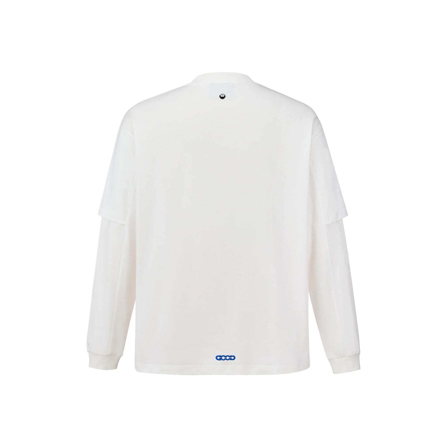 GOODBRAND Melting Ice Cream Two-Piece Long Sleeved Tee White (FW25)