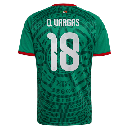 Obed Vargas Mexico National Team 2026  Home Replica Jersey - Green