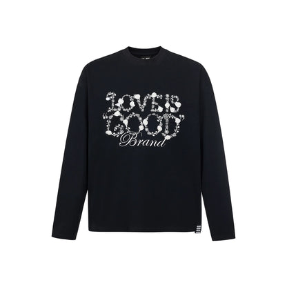 GOODBRAND Flower Fragrance Long Sleeved Tee Black (FW25)