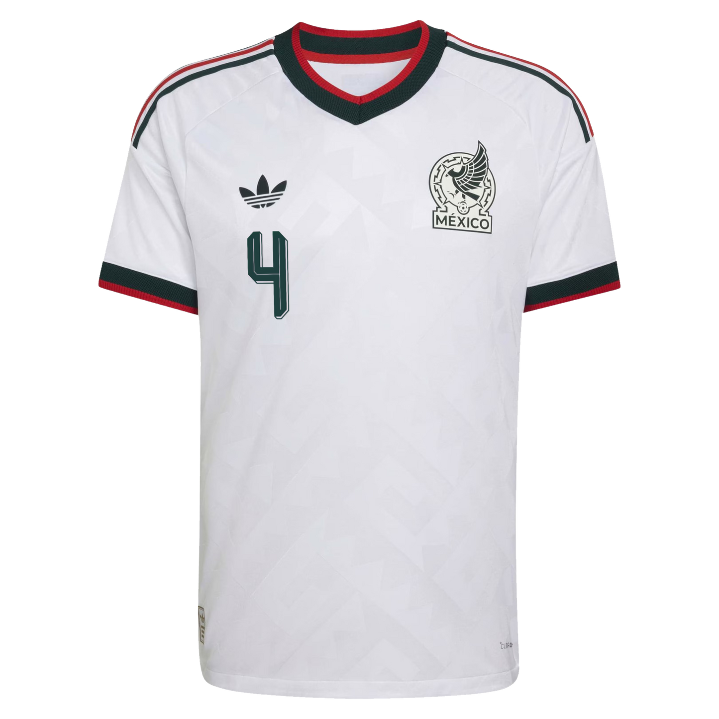Edson Álvarez Mexico National Team 2026  Away On-Field Jersey - White