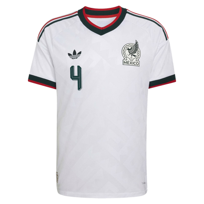 Edson Álvarez Mexico National Team 2026  Away On-Field Jersey - White