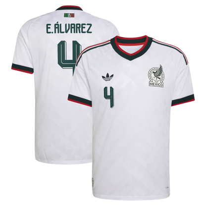 Edson Álvarez Mexico National Team 2026  Away On-Field Jersey - White