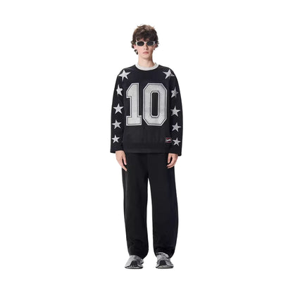 GOODBRAND Star Patch Hockey Jersey Black (FW25)