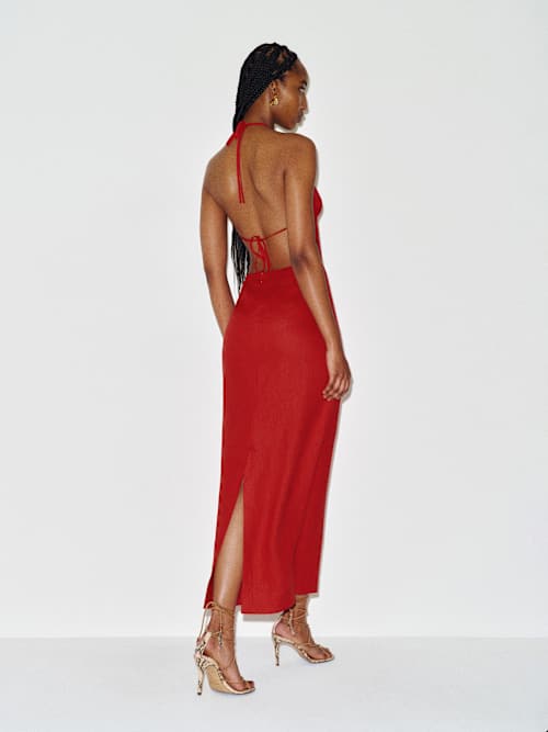 Trista Linen Dress