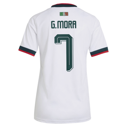 Gilberto Mora Mexico National Team Women's 2026 Away Replica Jersey- White