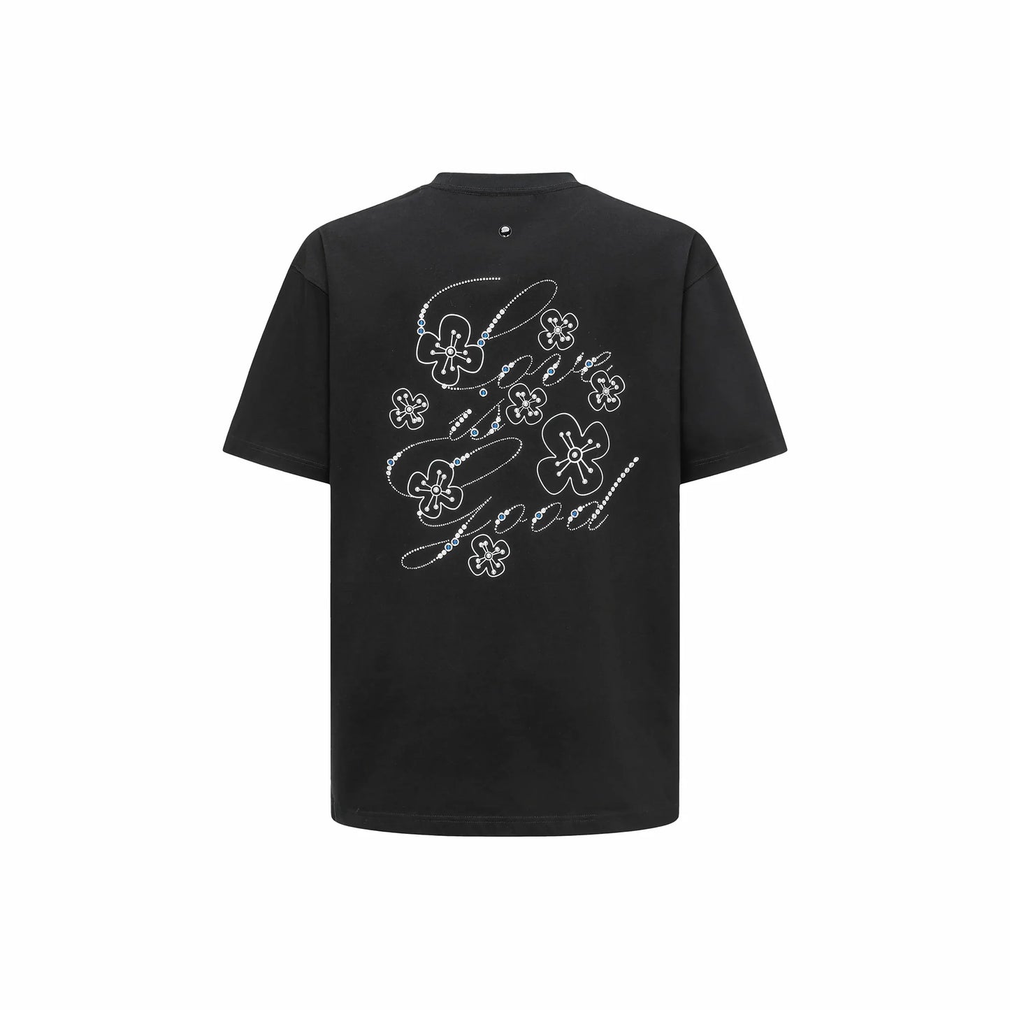 GOODBRAND GOOD Floral Hot Stamping S/S Tee Black (SS25)