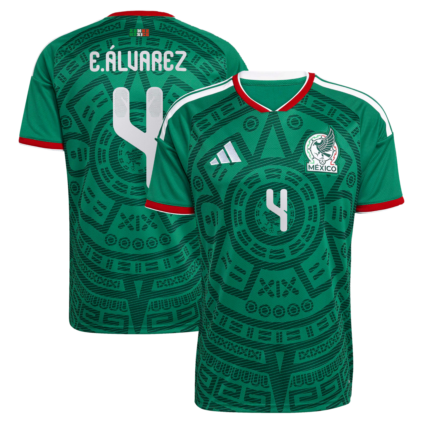Edson Álvarez Mexico National Team 2026  Home Replica Jersey - Green