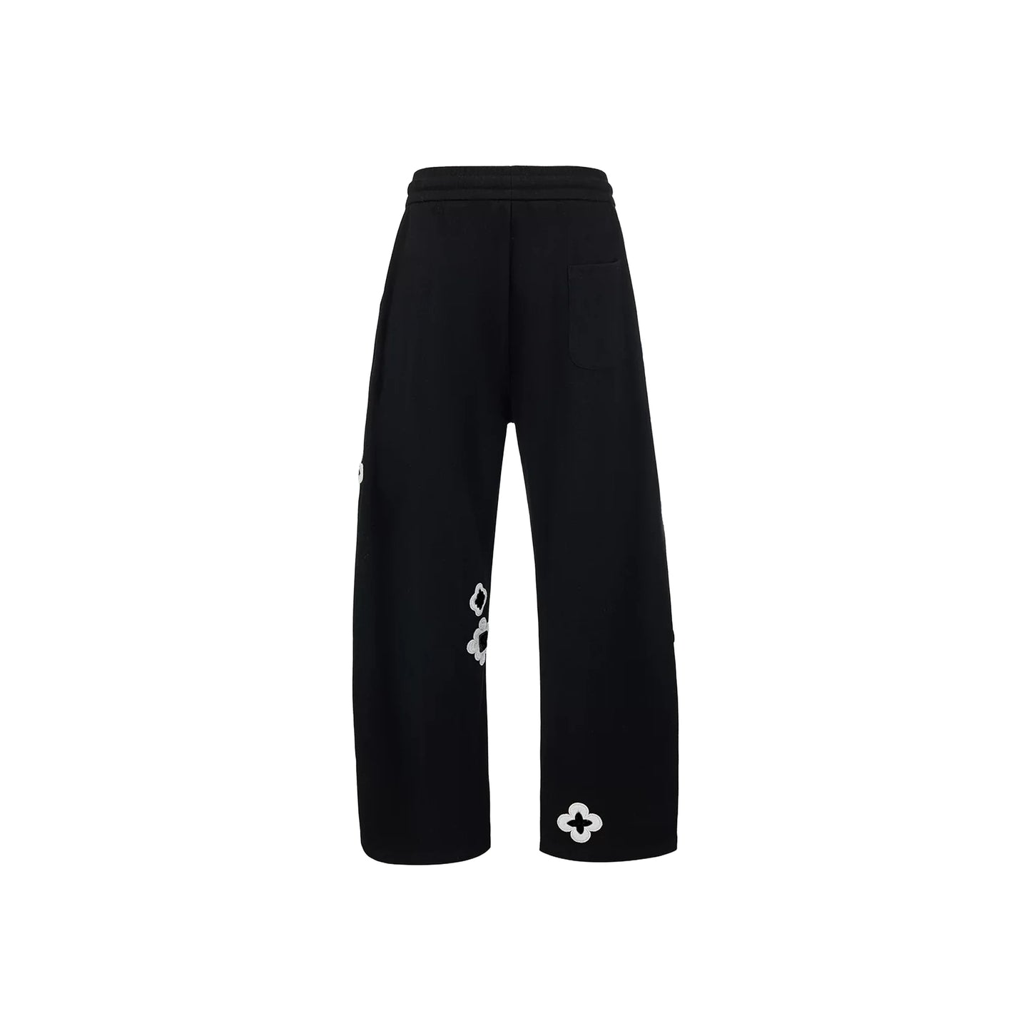 GOODBRAND Good Loves Floral Slogan Sweatpants Black (FW25)
