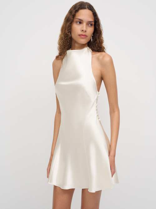 Roy Silk Mini Dress