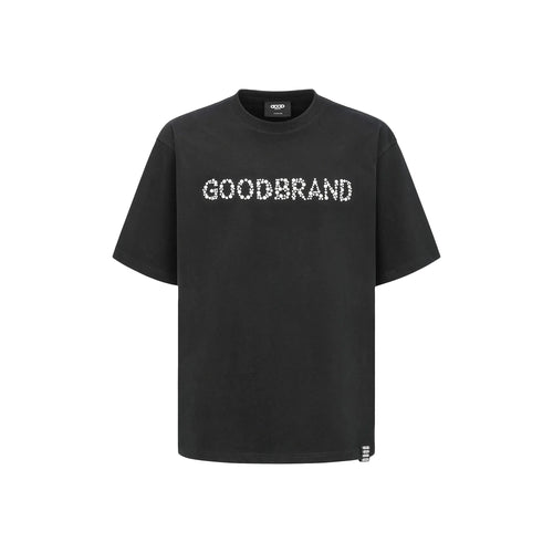 GOODBRAND Sequin Logo Tee Black (SS25)