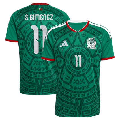Santiago Gimenez Mexico National Team 2026  Home Replica Jersey - Green