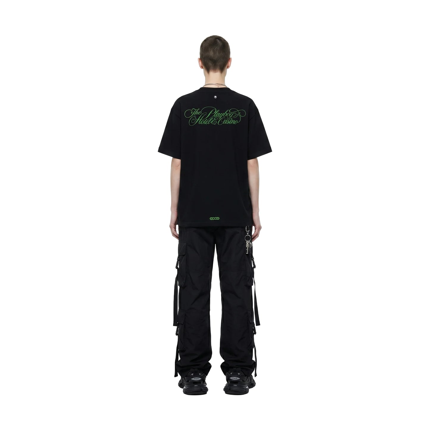 GOODBRAND x PLAYBOY Lawn Leisure Girl Logo Tee Black (SS26)