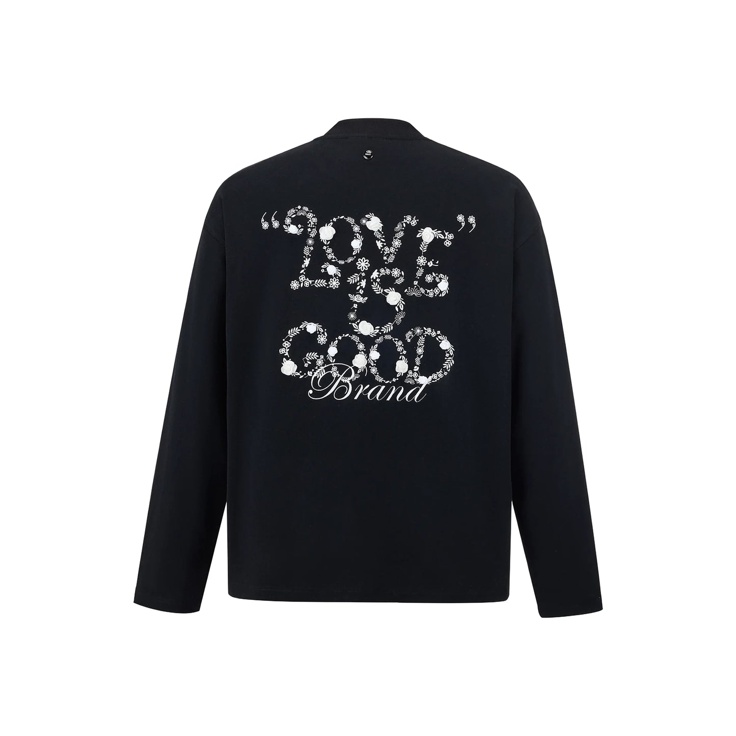 GOODBRAND Flower Fragrance Long Sleeved Tee Black (FW25)