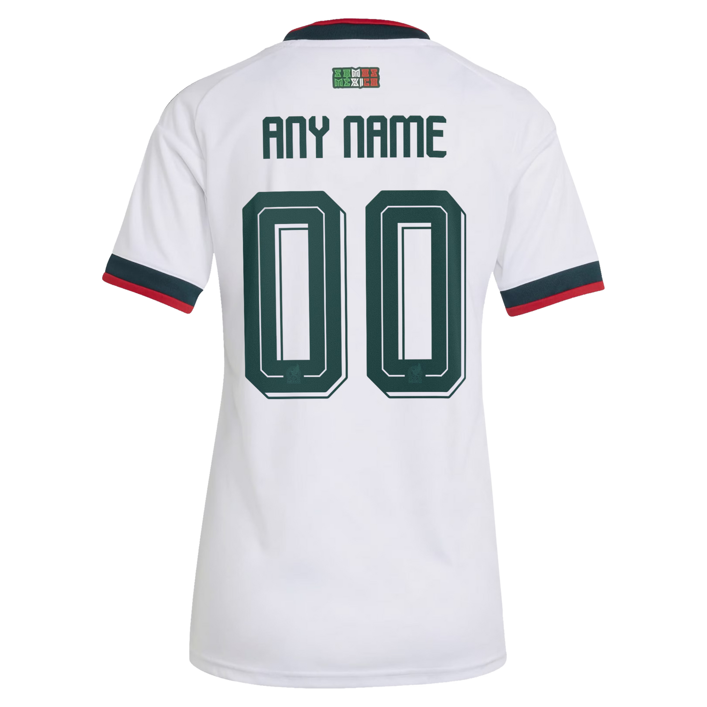 Mexico National Team Women's 2026 Away Replica Custom Jersey - White