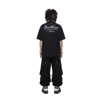 GOODBRAND Colour Floral Rhinestone Black (SS26)