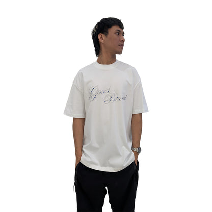 GOODBRAND GOOD Floral Hot Stamping S/S Tee White (SS25)