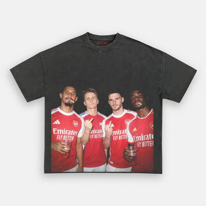 William Saliba ＆ Martin Odegaard ＆ Declan Rice ＆ Bukayo Saka Tee 3.0